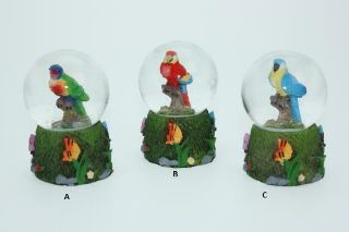 Obrázek z Sněžítko papoušci 6,5cm, 3druhy (6) 